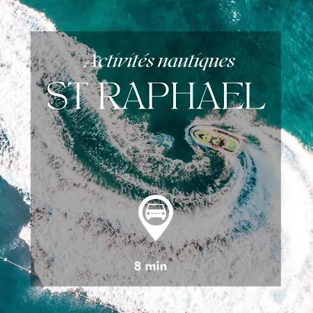 Serenity Getaway-4 People-wifi-terrace-garage Lejlighed Saint-Raphaël